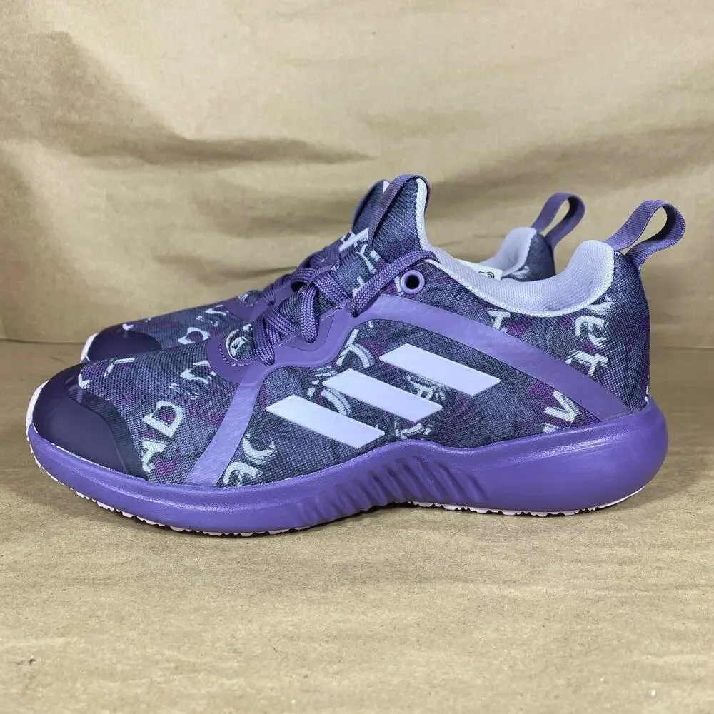 Adidas FortaRun X Tech Shoes GIRLS 3.5 Running Purple Grey White Lavender EF9708